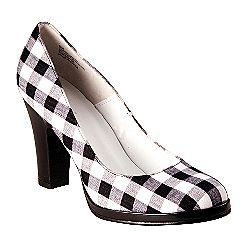 Black and White Checkered Shoes